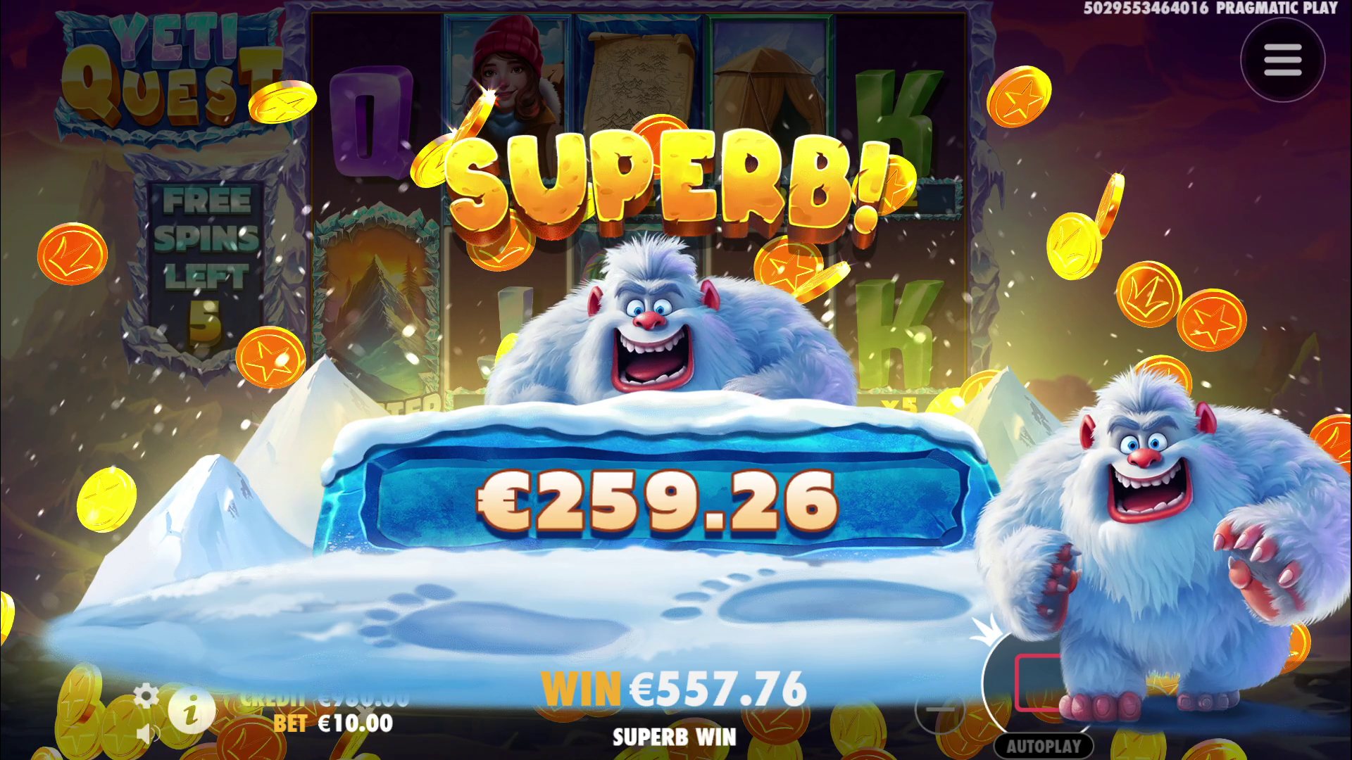 Yeti Quest - Big win 2