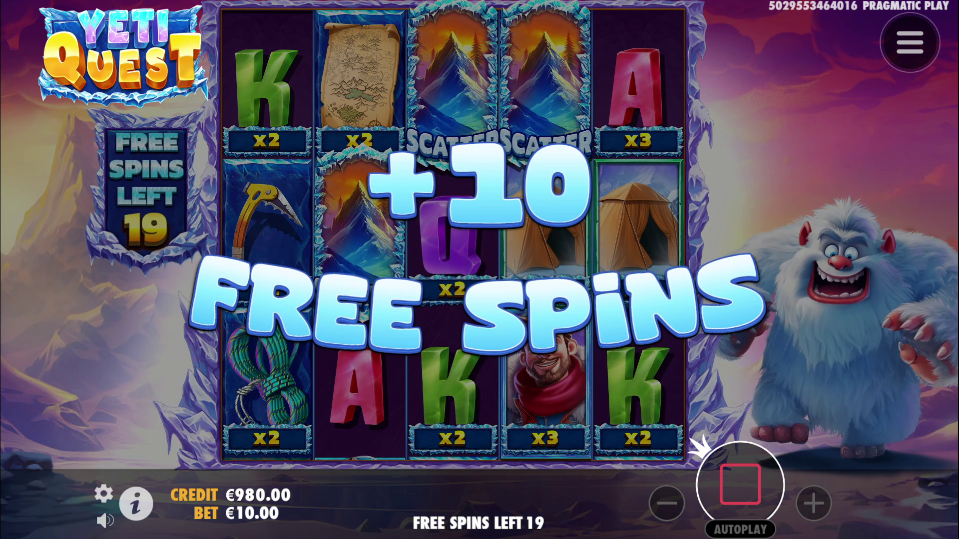 Yeti Quest - Free spins 4