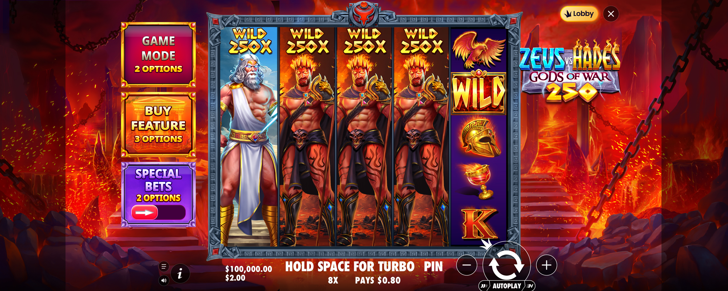 Zeus vs Hades - Gods of War 250 - Base game 13