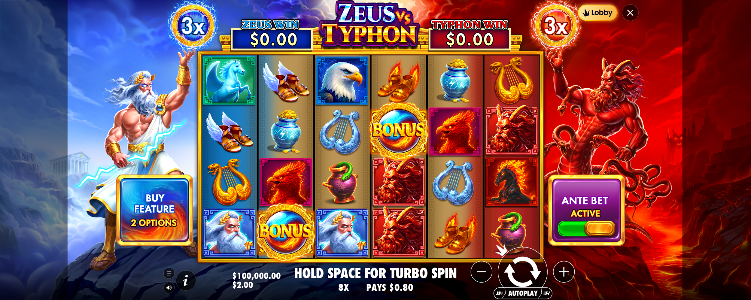 Zeus vs Typhon - Base game 2