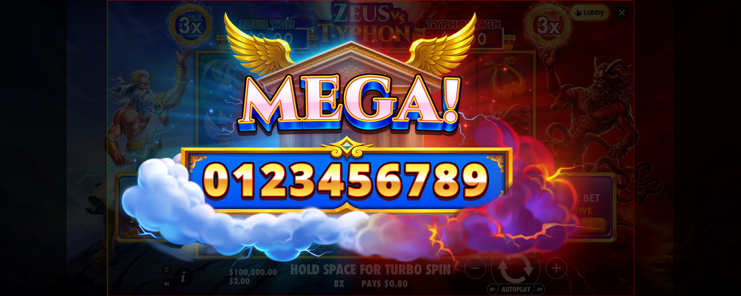 Zeus vs Typhon - Big win 1