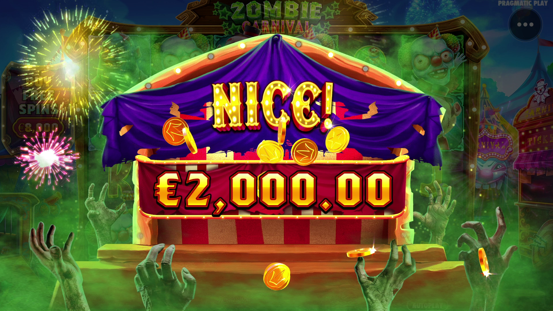 Zombie Carnival - Big win 1