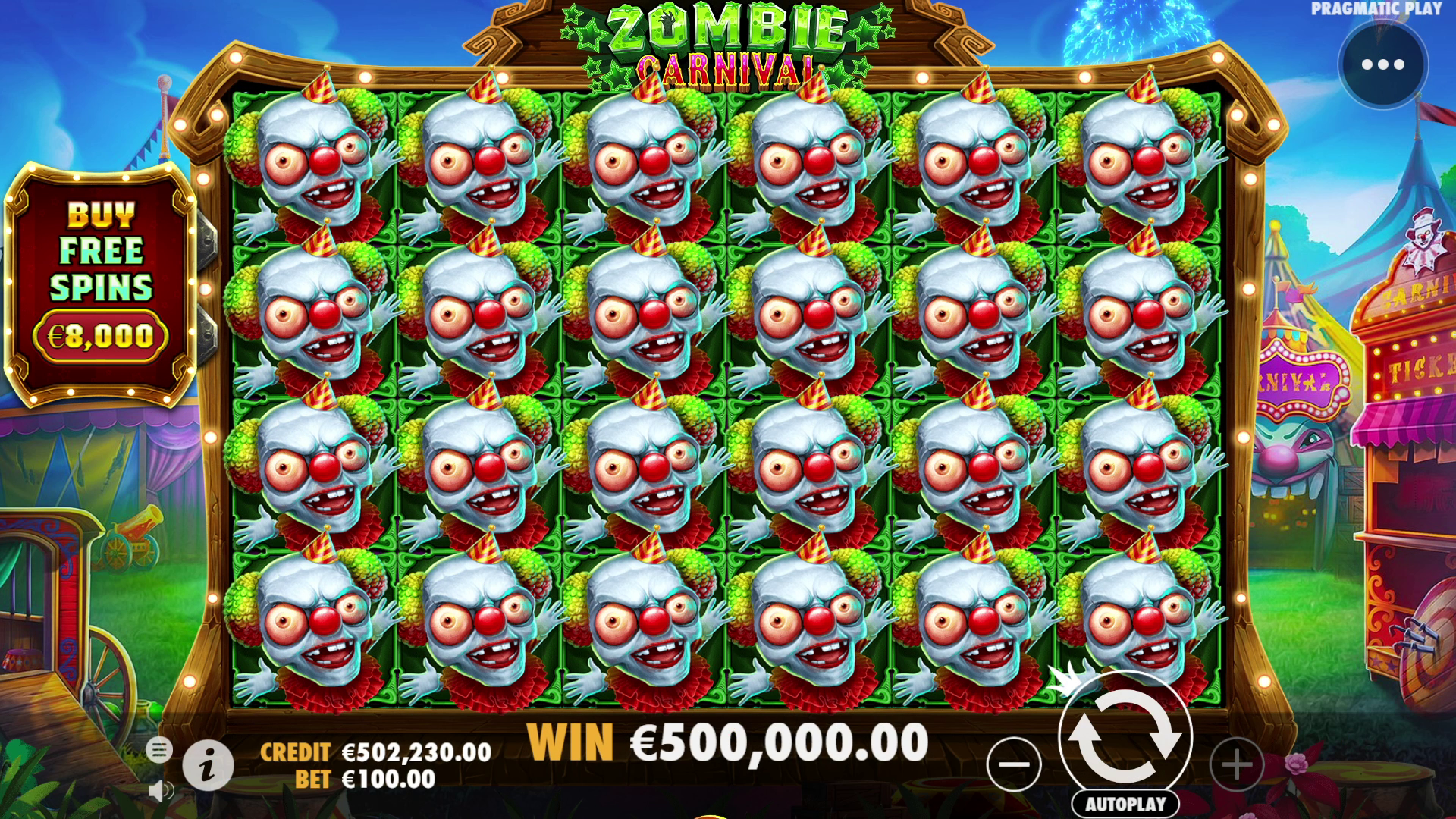 Zombie Carnival - Big win 2