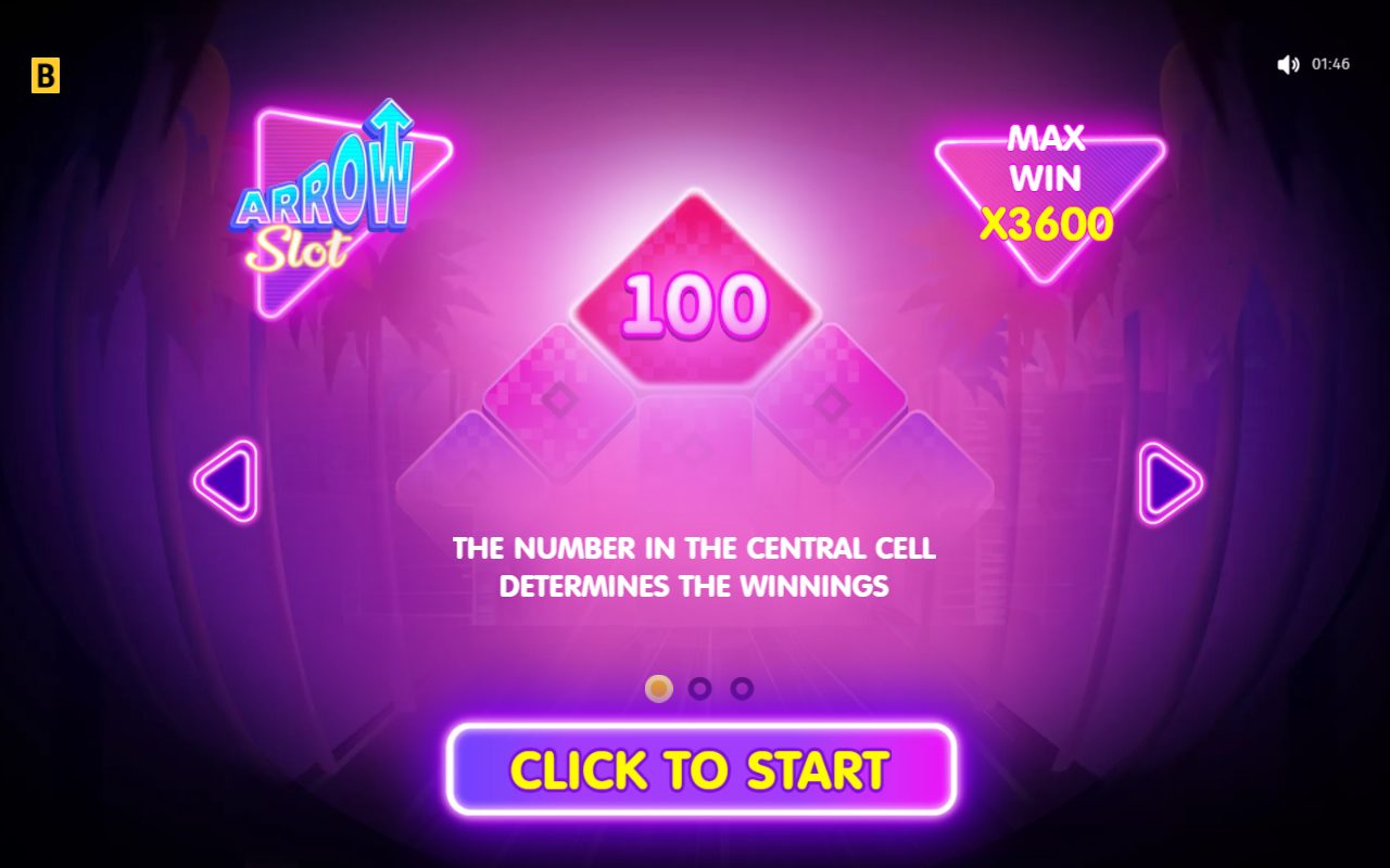 Arrow Slot game lobby / feature intro