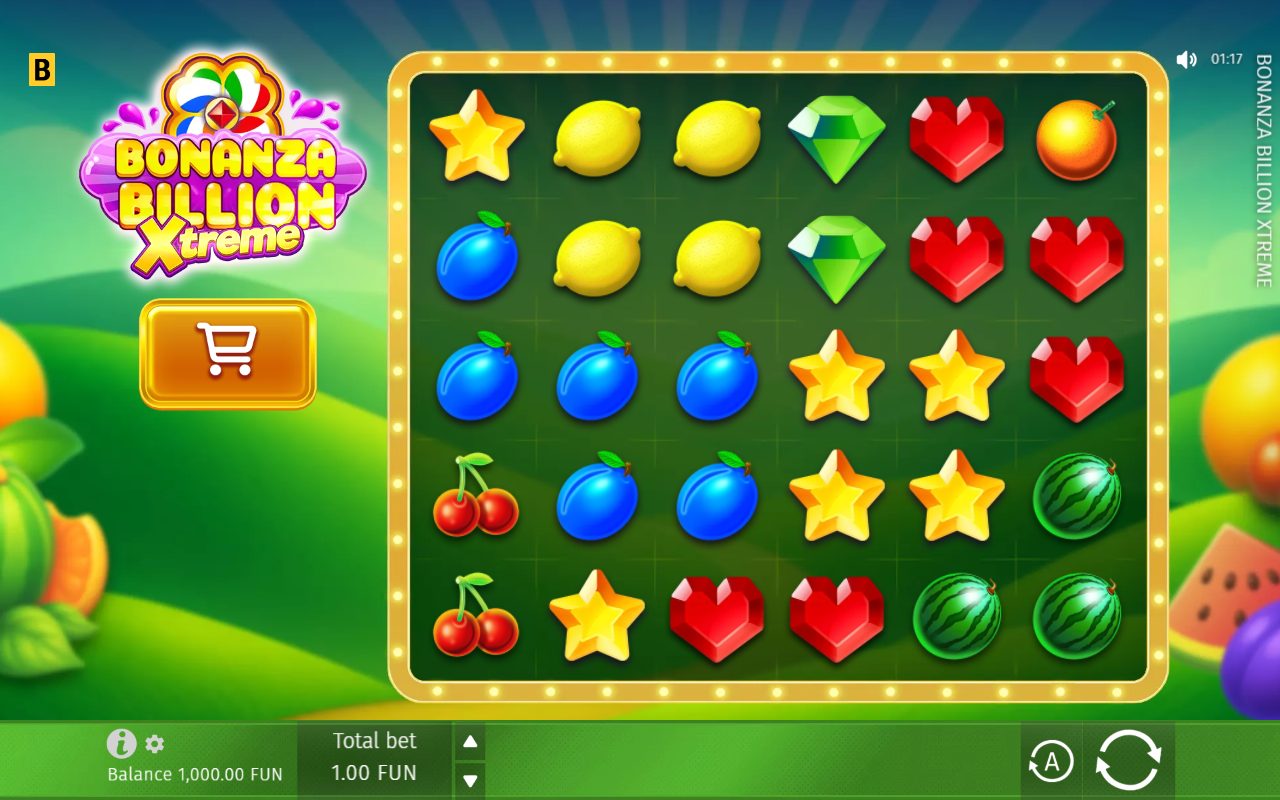 Bonanza Billion Xtreme game lobby / feature intro