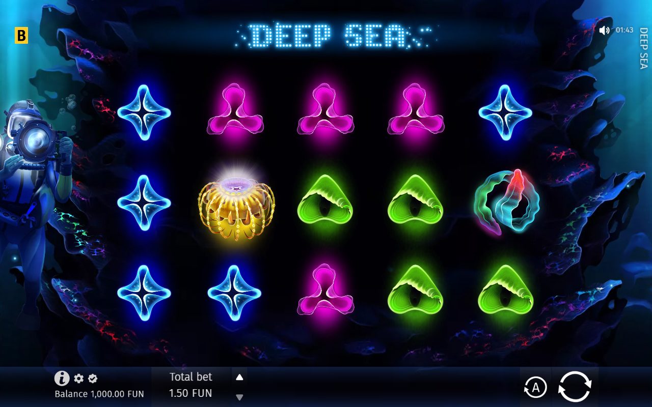 Deep Sea base game reels