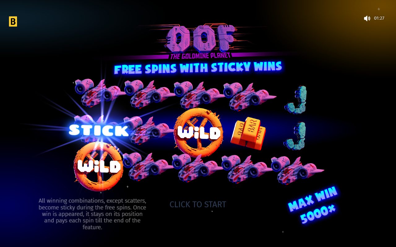OOF game lobby / feature intro