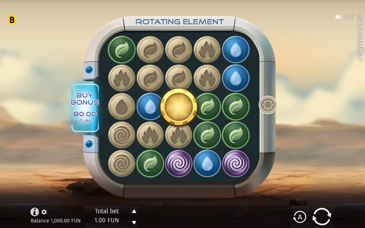 Rotating Element base game reels