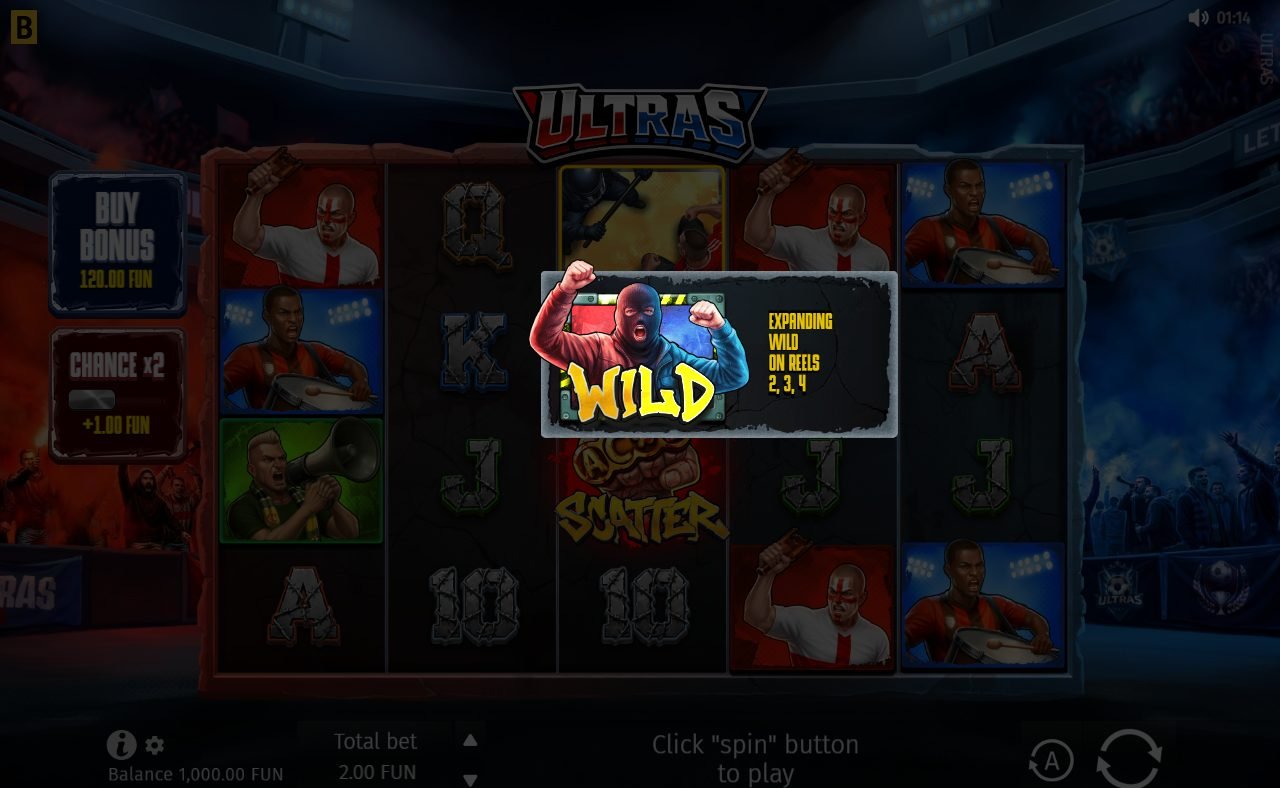 Ultras base game reels