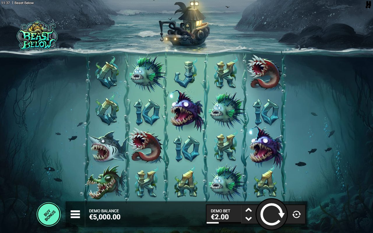 Beast Below base game reels