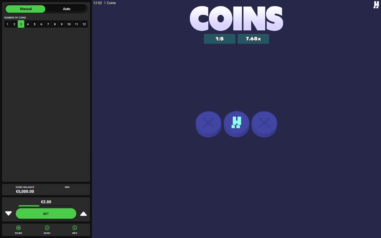 Coins base game reels