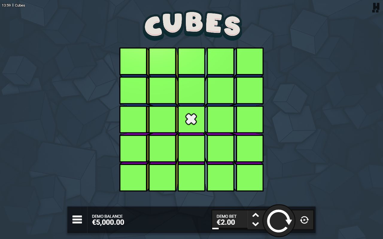 Cubes base game reels