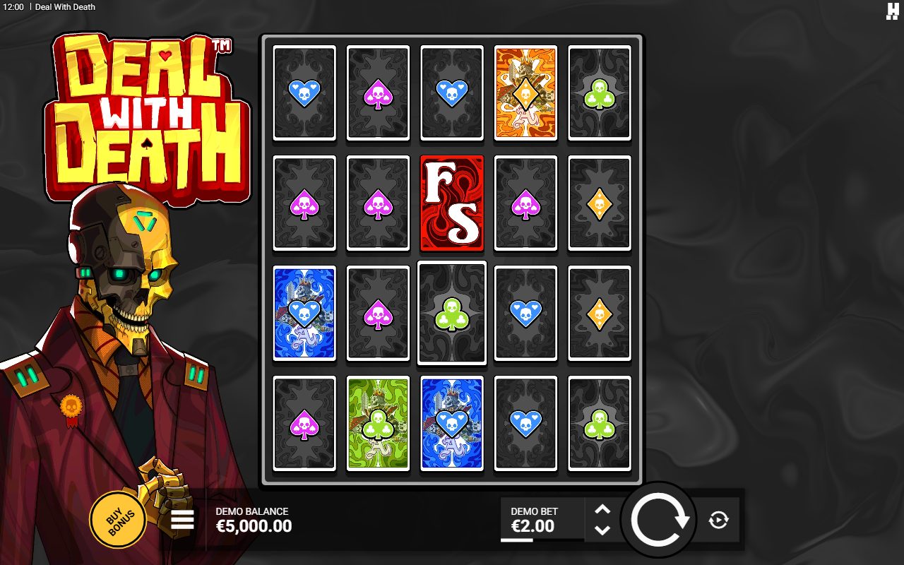 Deal With Death base game reels