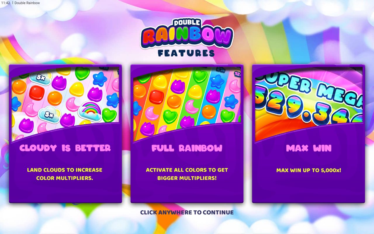 Double Rainbow game lobby / feature intro