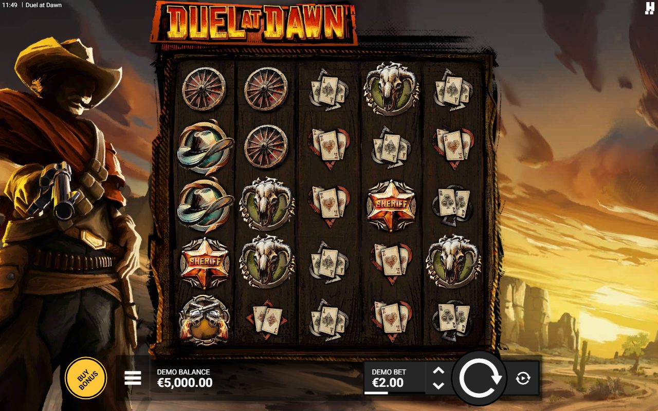 Duel at Dawn base game reels