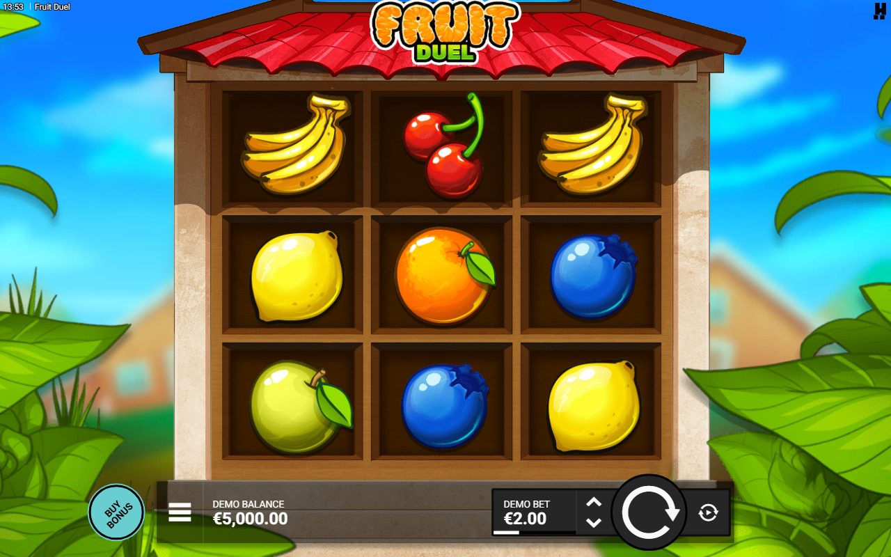Fruit Duel base game reels