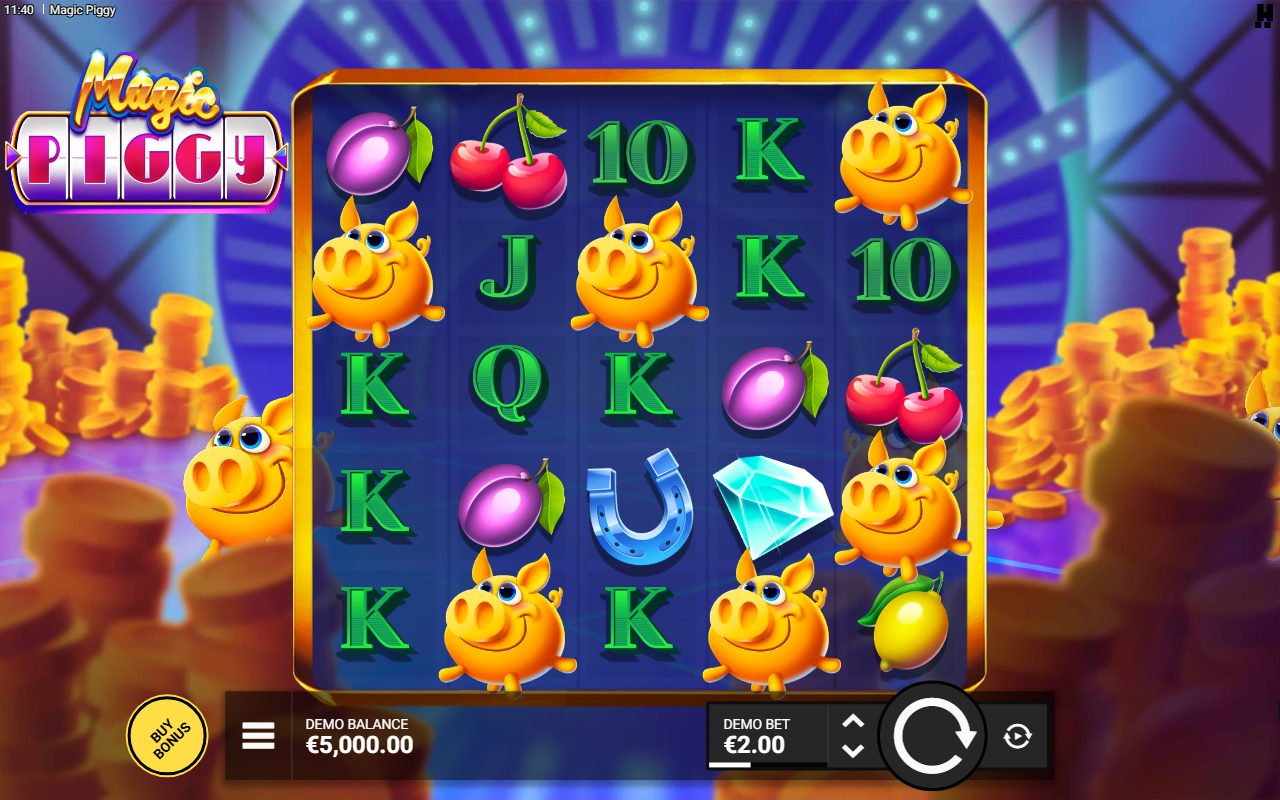 Magic Piggy base game reels