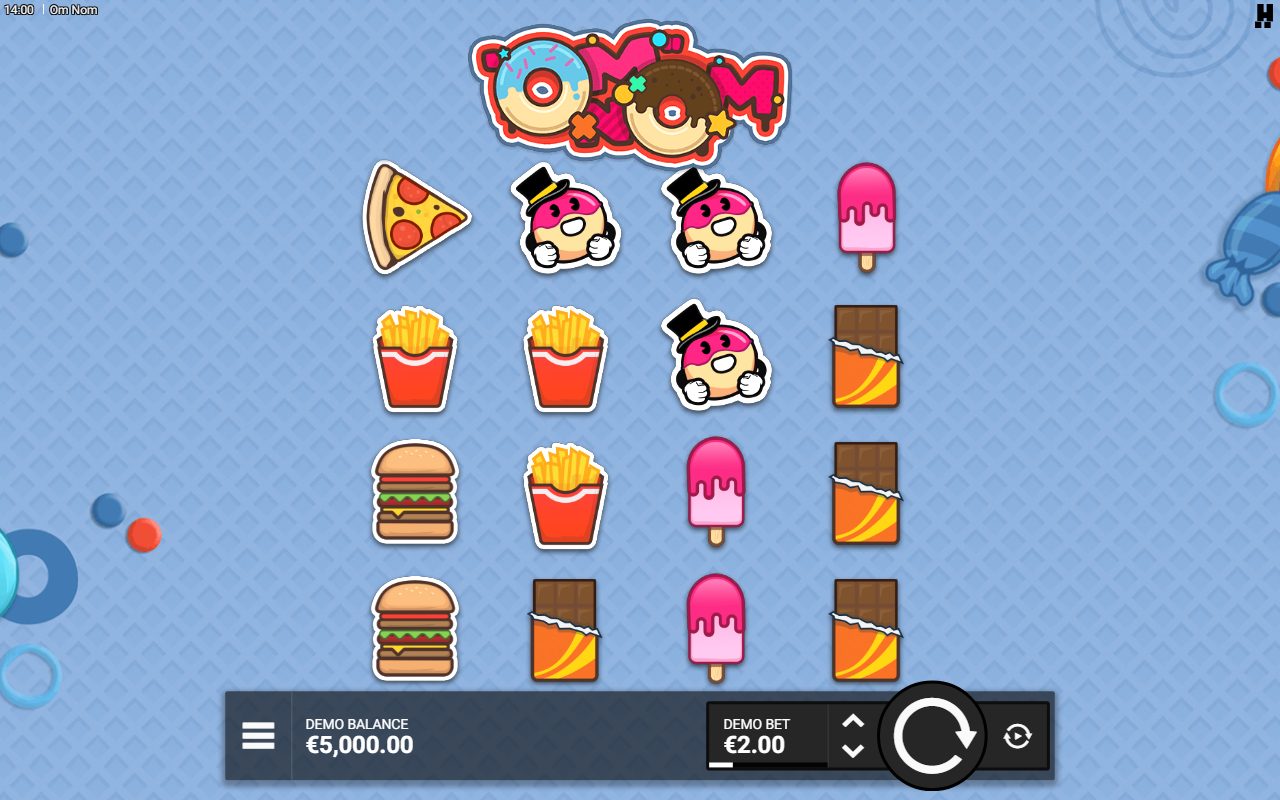 OmNom base game reels