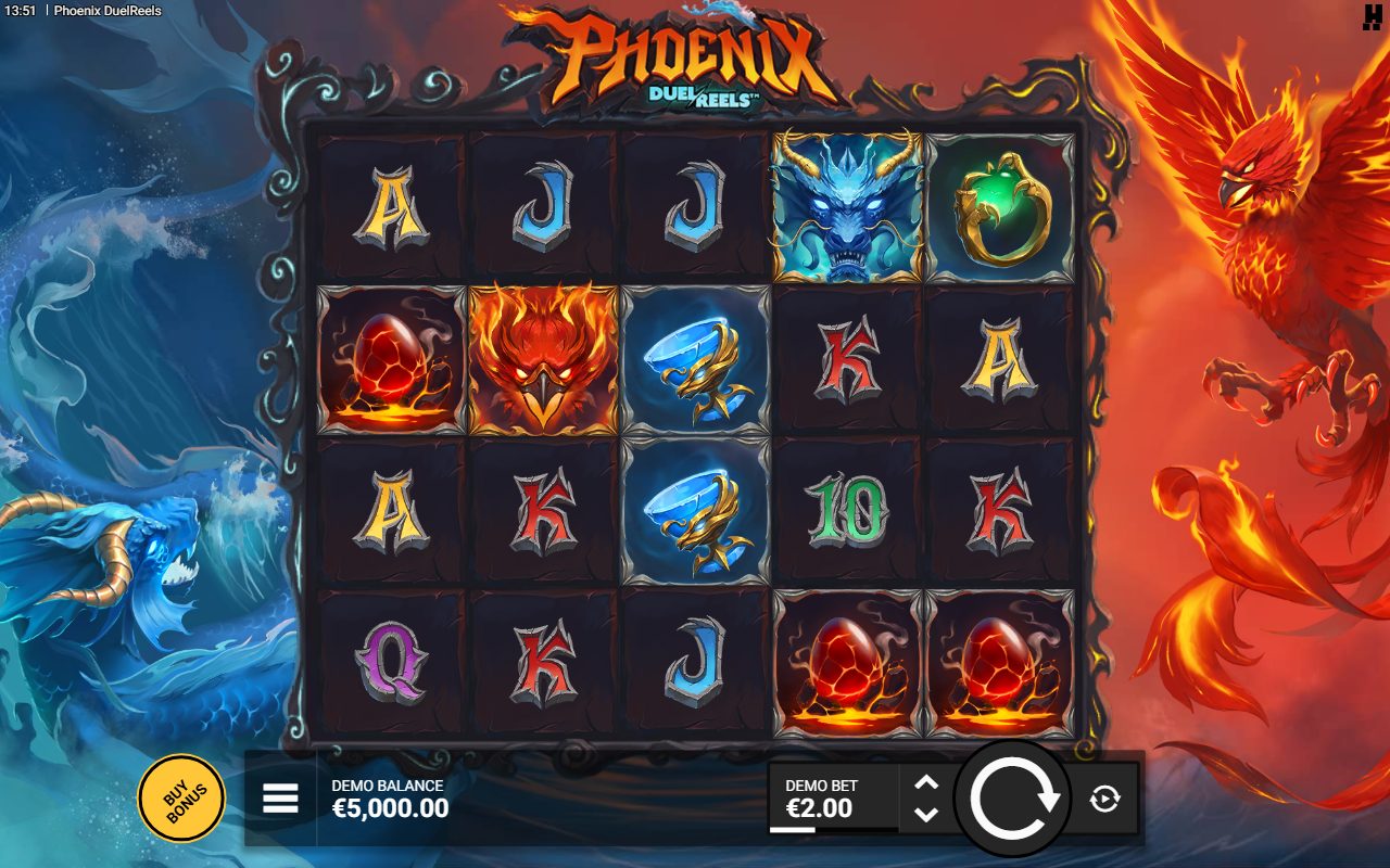 Phoenix DuelReels base game reels
