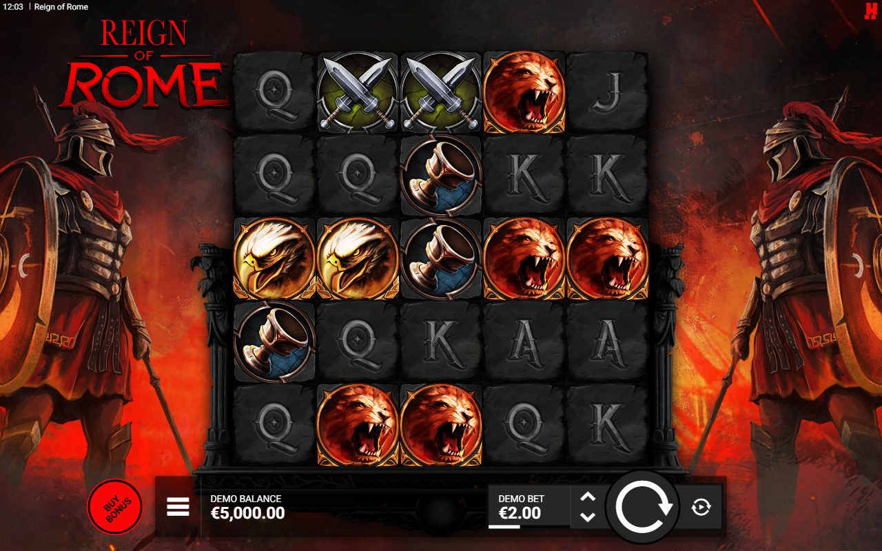 Reign of Rome base game reels