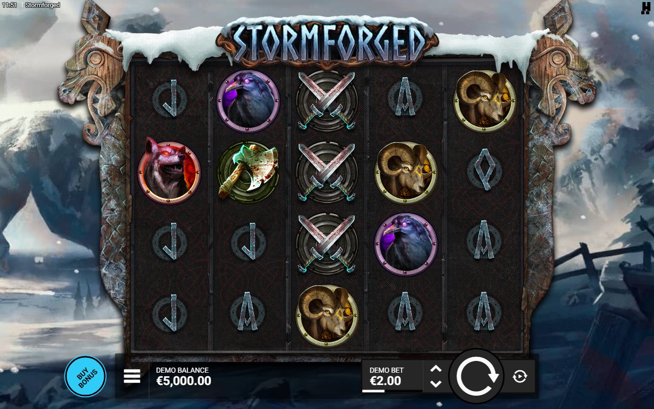 Stormforged base game reels