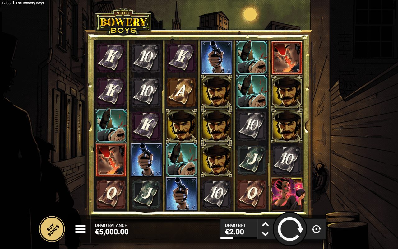 The Bowery Boys base game reels