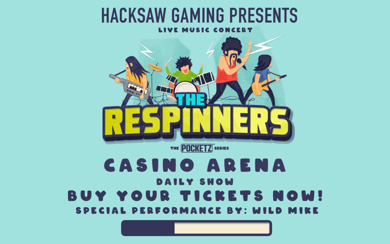 The Respinners game lobby / feature intro