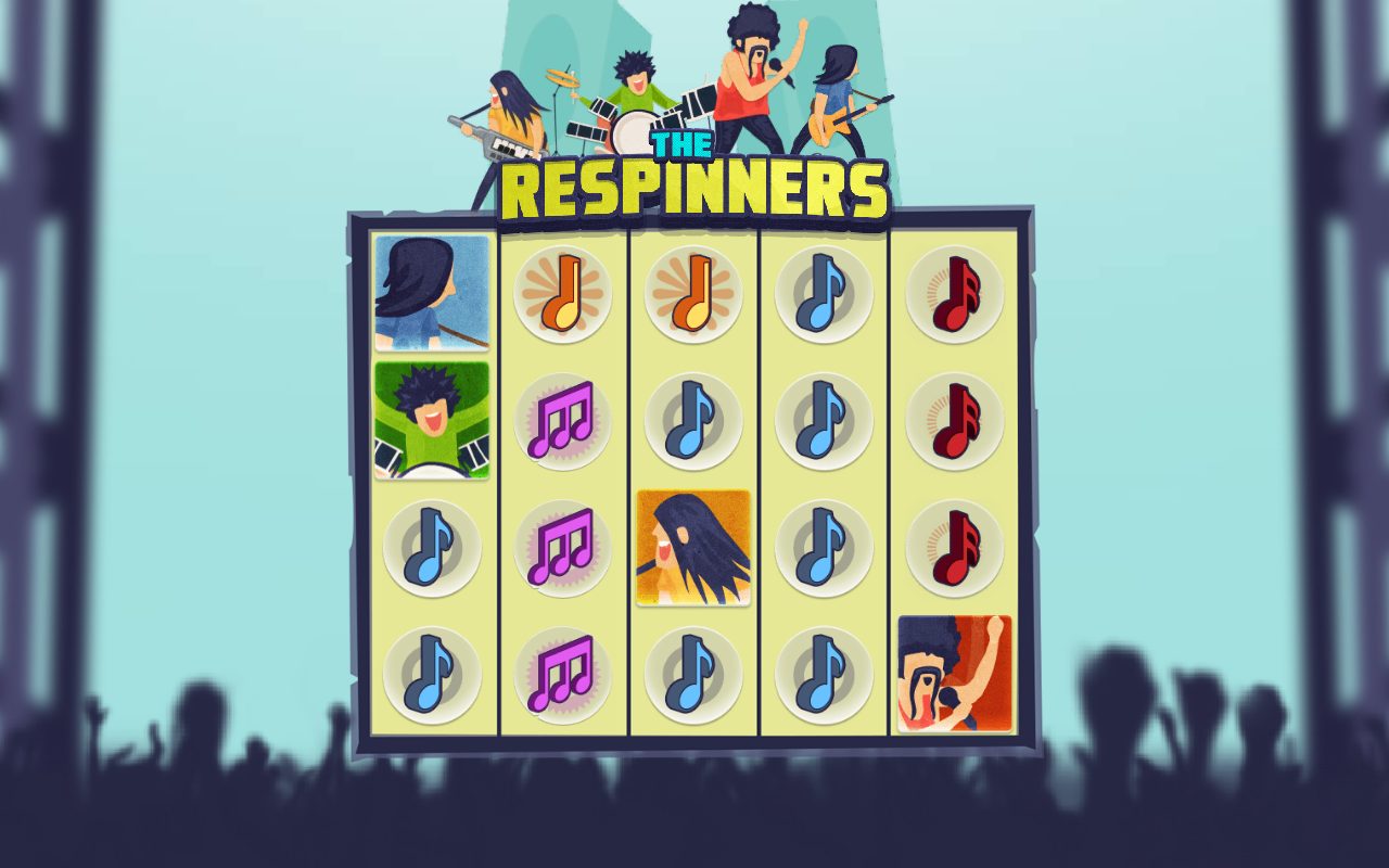 The Respinners base game reels