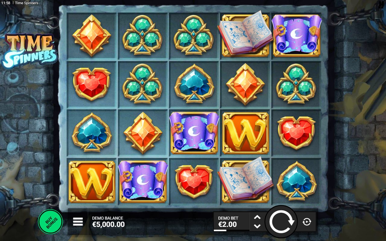 Time Spinners base game reels