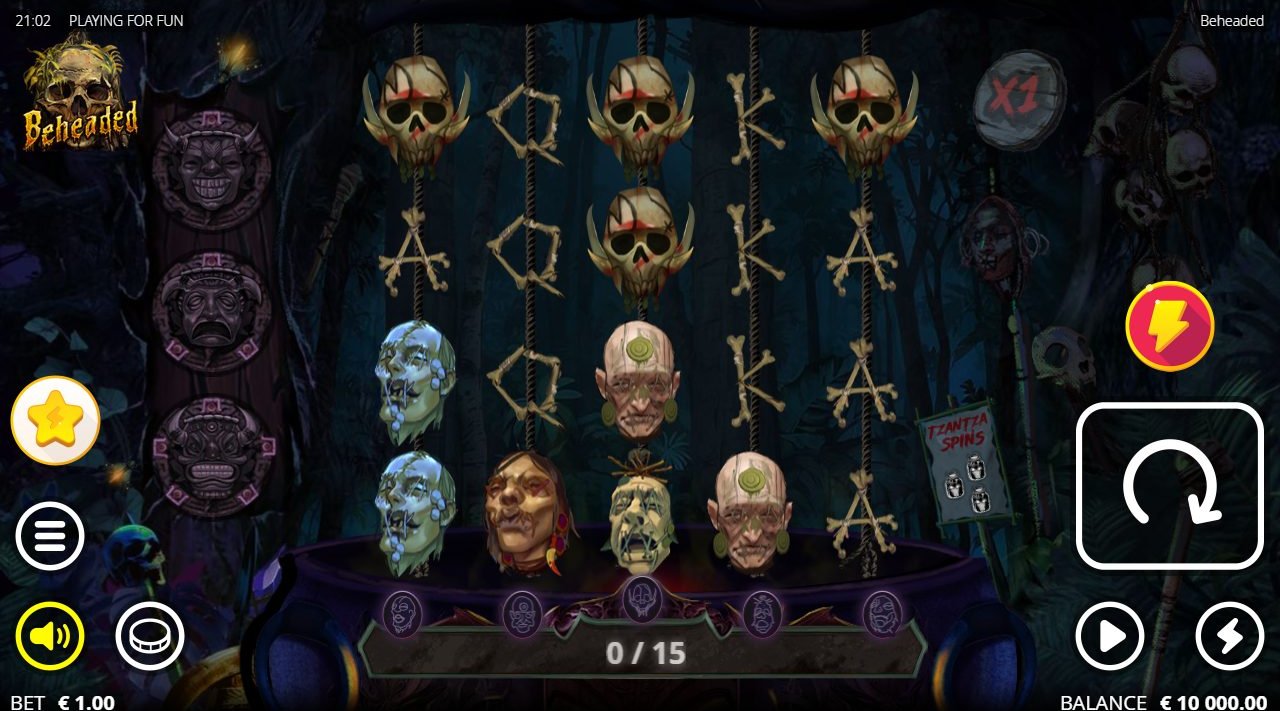 Beheaded base game reels