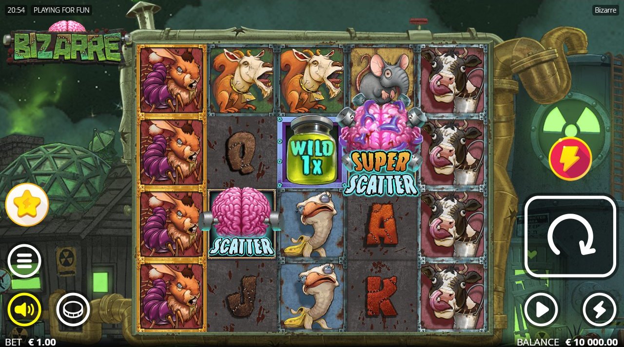 Bizarre base game reels