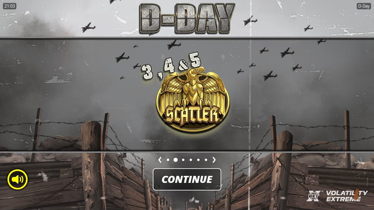 D Day game lobby / feature intro