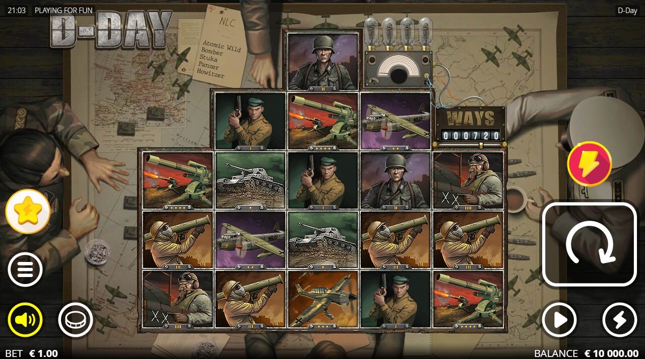 D Day base game reels