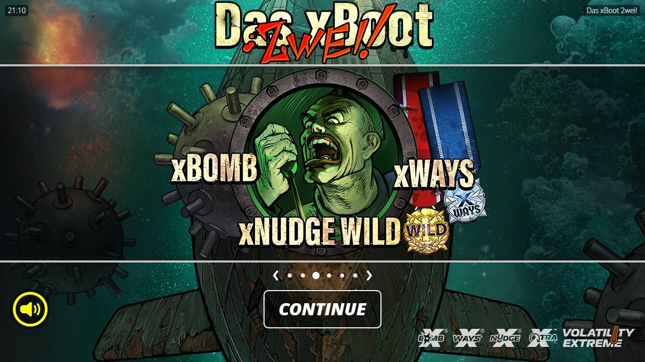 Das xBoot 2 game lobby / feature intro
