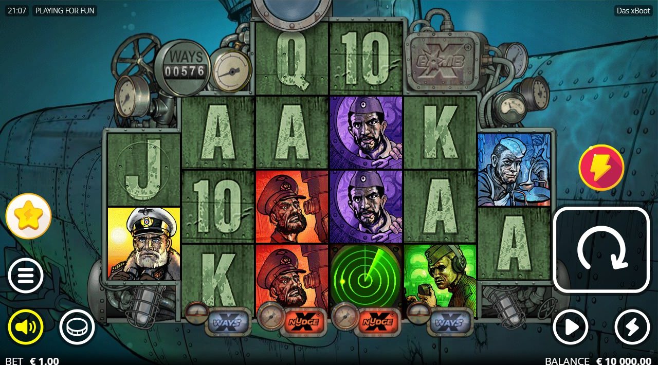 Das XBoot base game reels