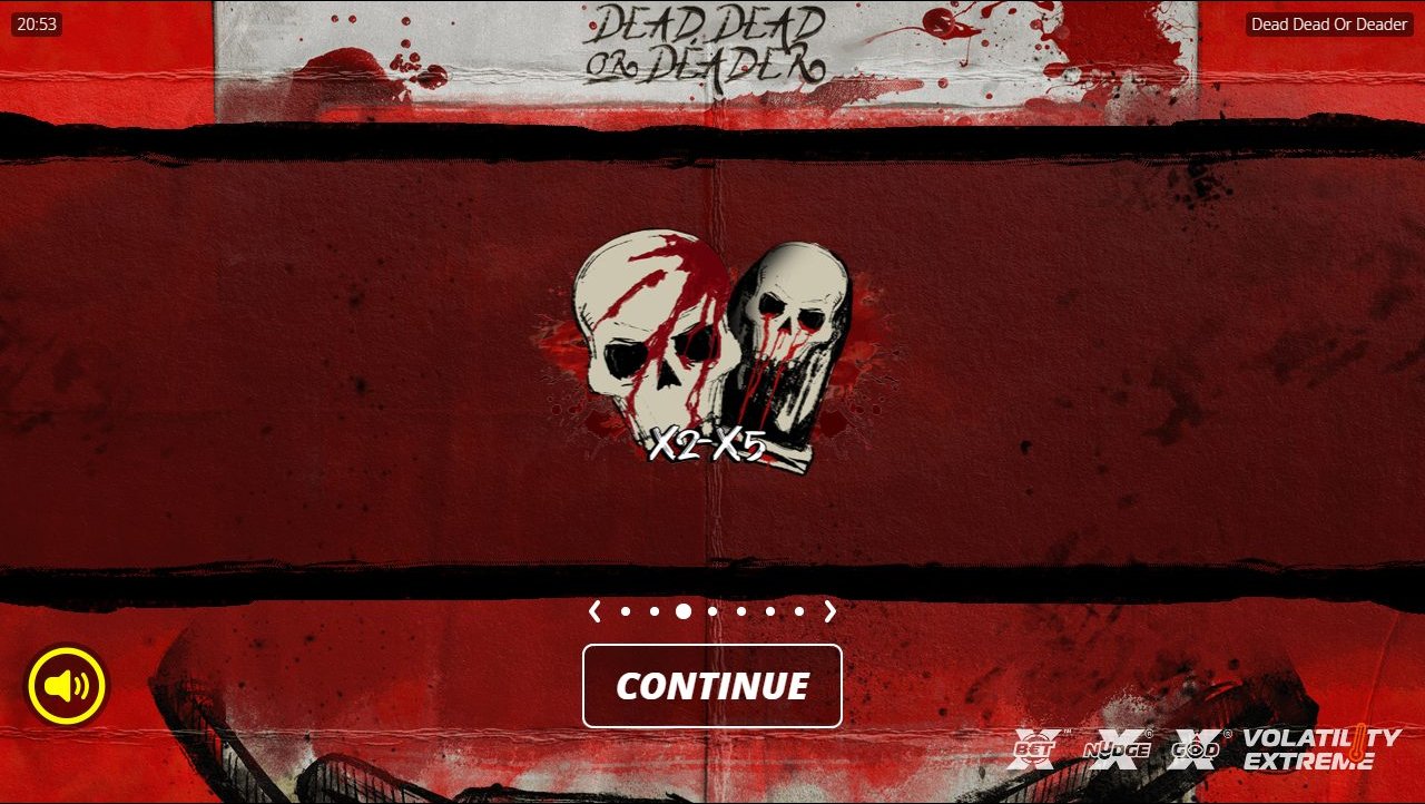 Dead, Dead Or Deader game lobby / feature intro