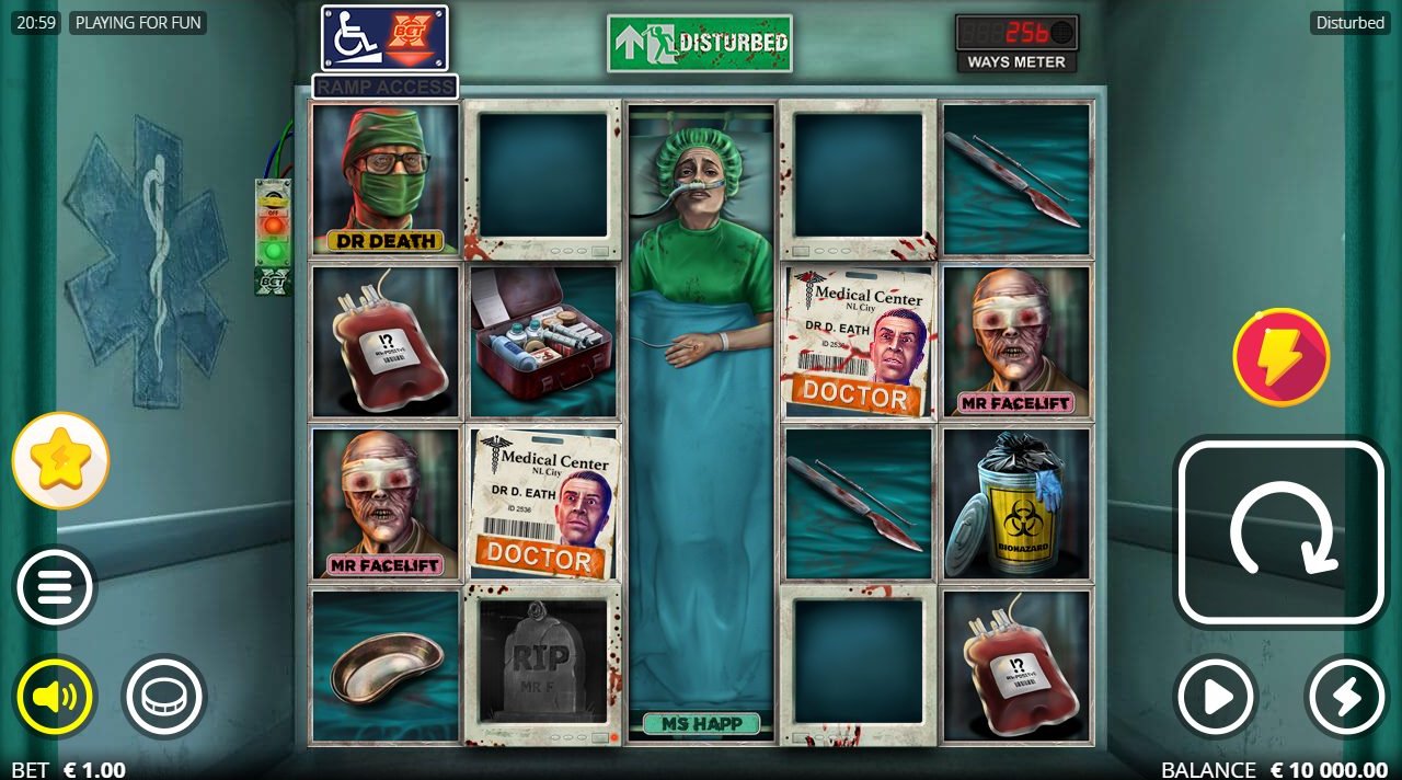 Disturbed base game reels