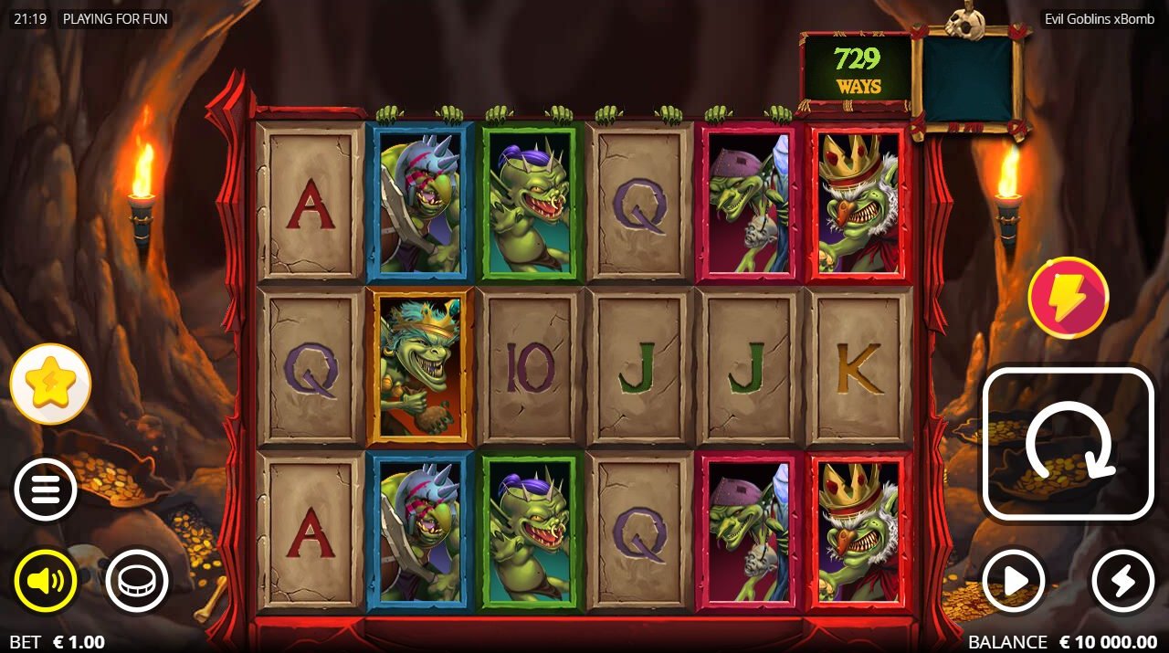 Evil Goblins base game reels