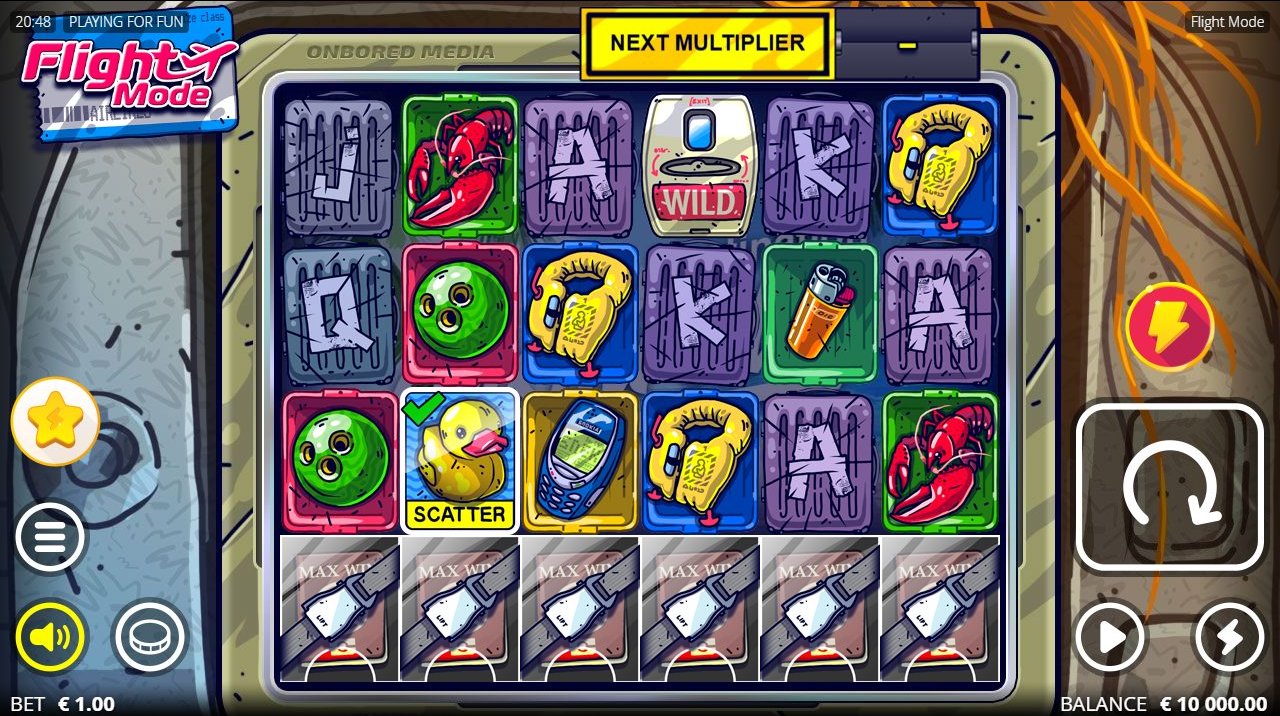 Flight Mode base game reels