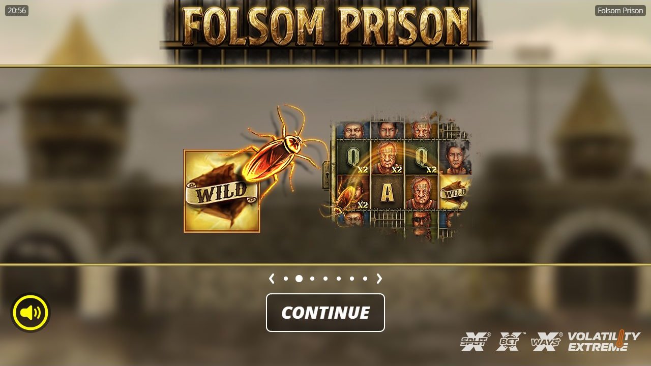Folsom Prison game lobby / feature intro