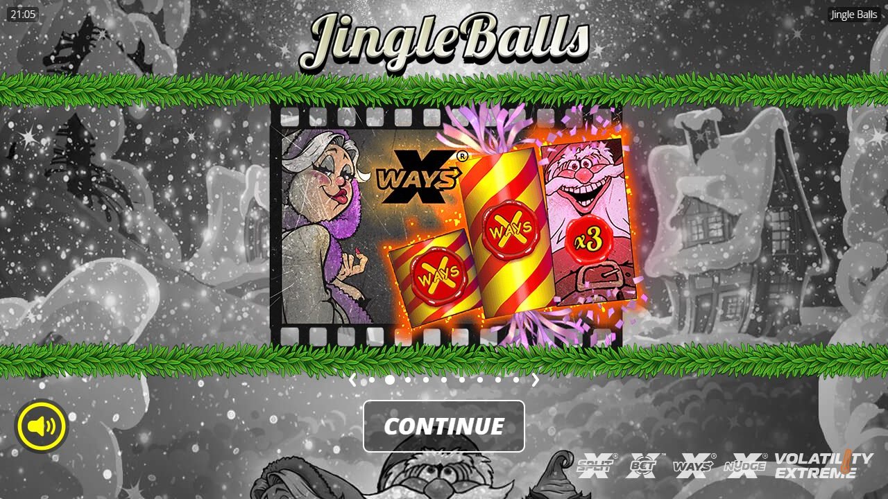 Jingle Balls game lobby / feature intro