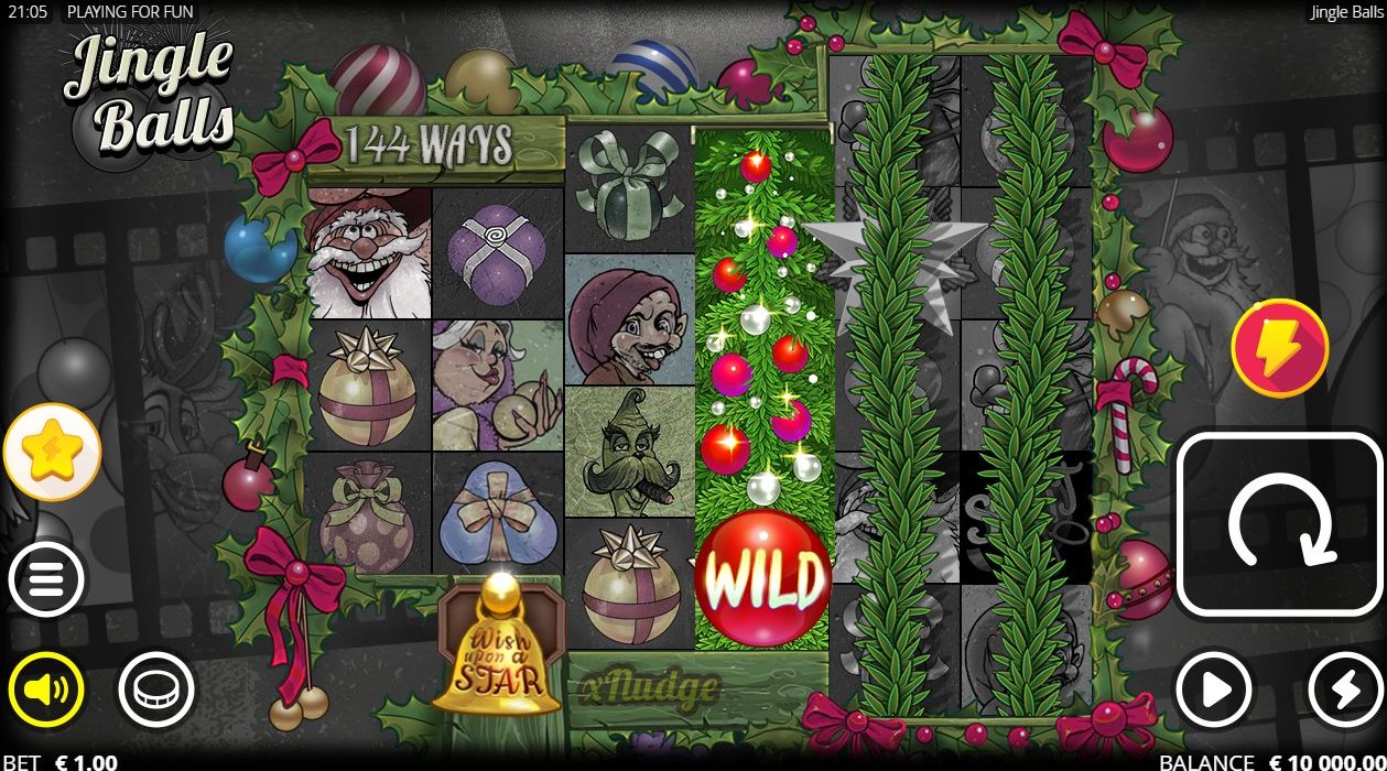 Jingle Balls base game reels