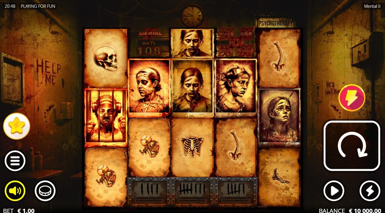 Mental 2 base game reels