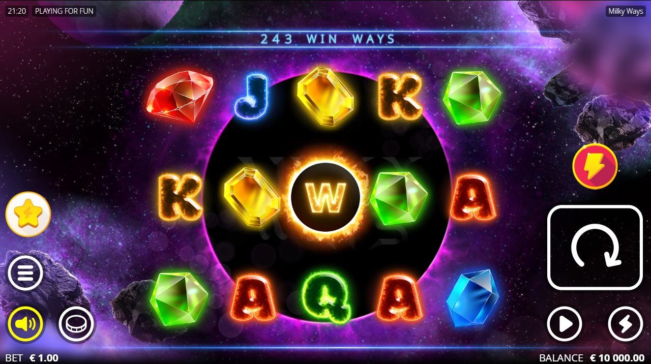 Milky Ways base game reels