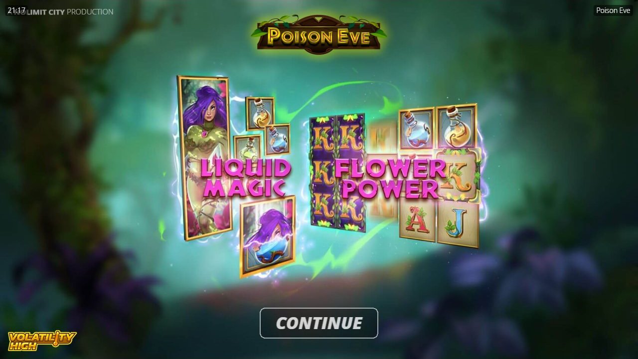 Poison Eve game lobby / feature intro