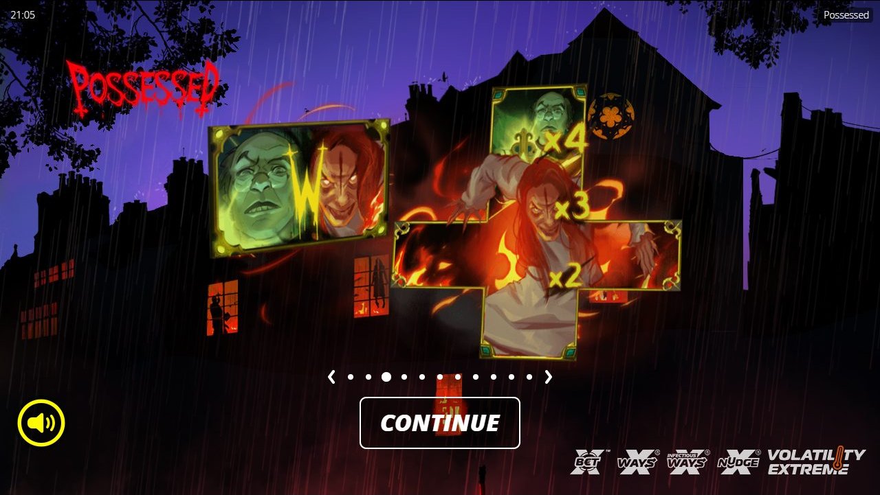 Possessed game lobby / feature intro