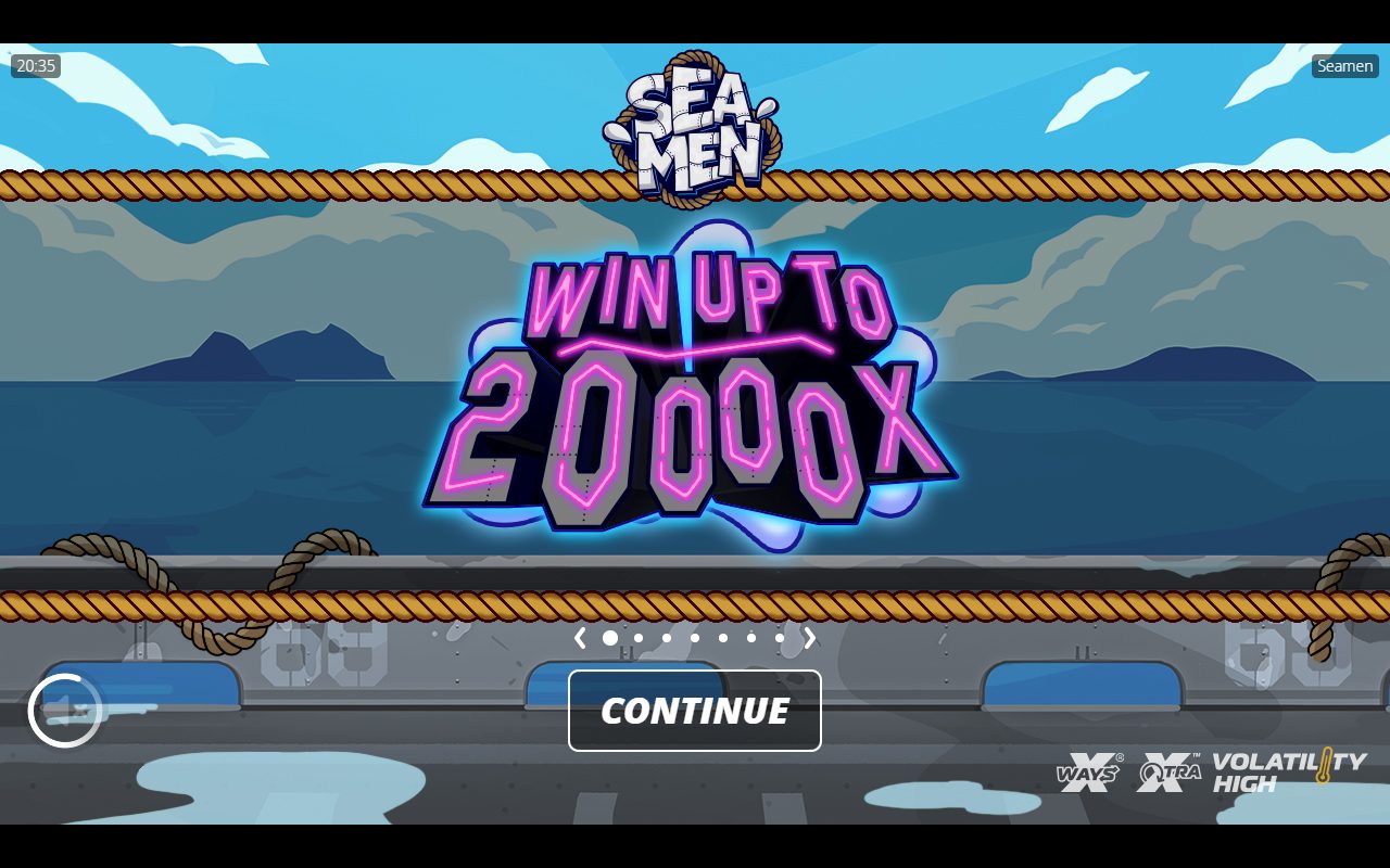 Seamen game lobby / feature intro
