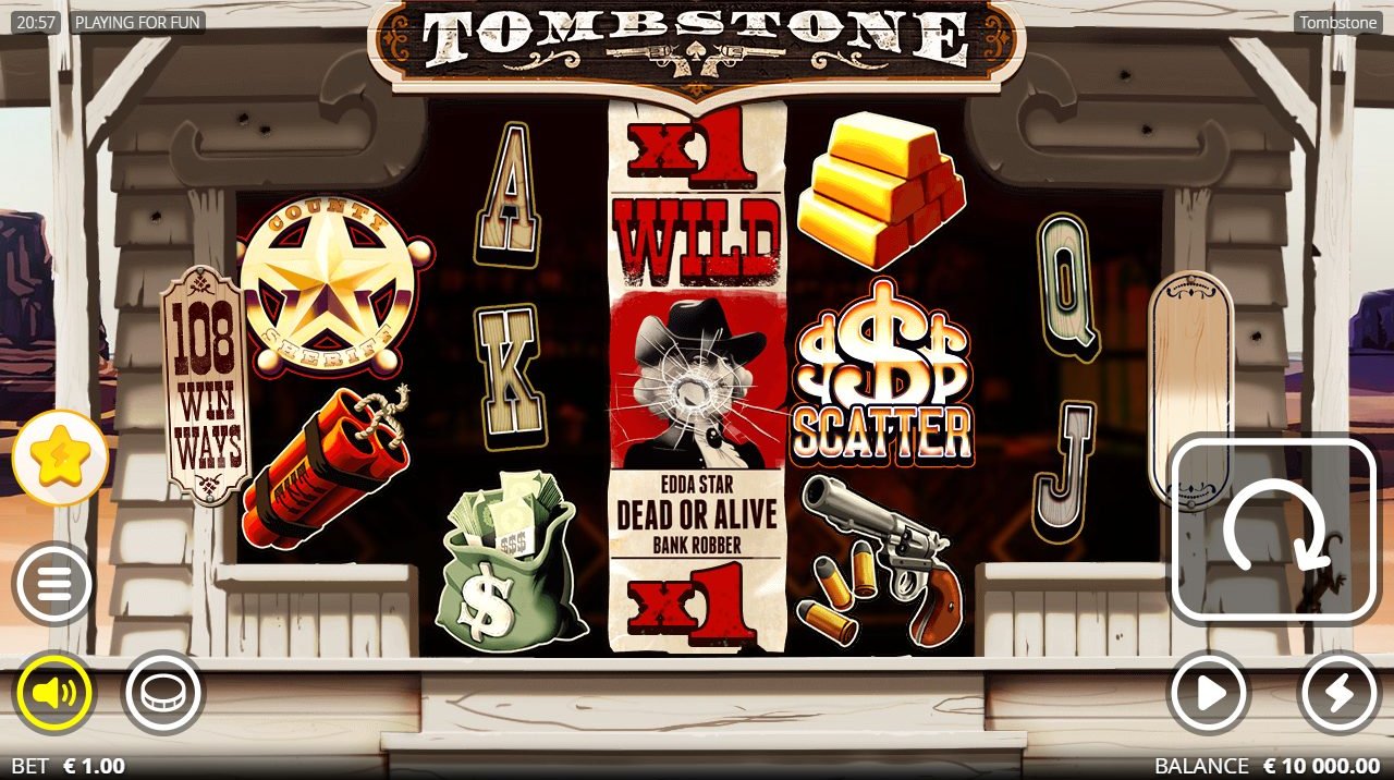 Tombstone base game reels