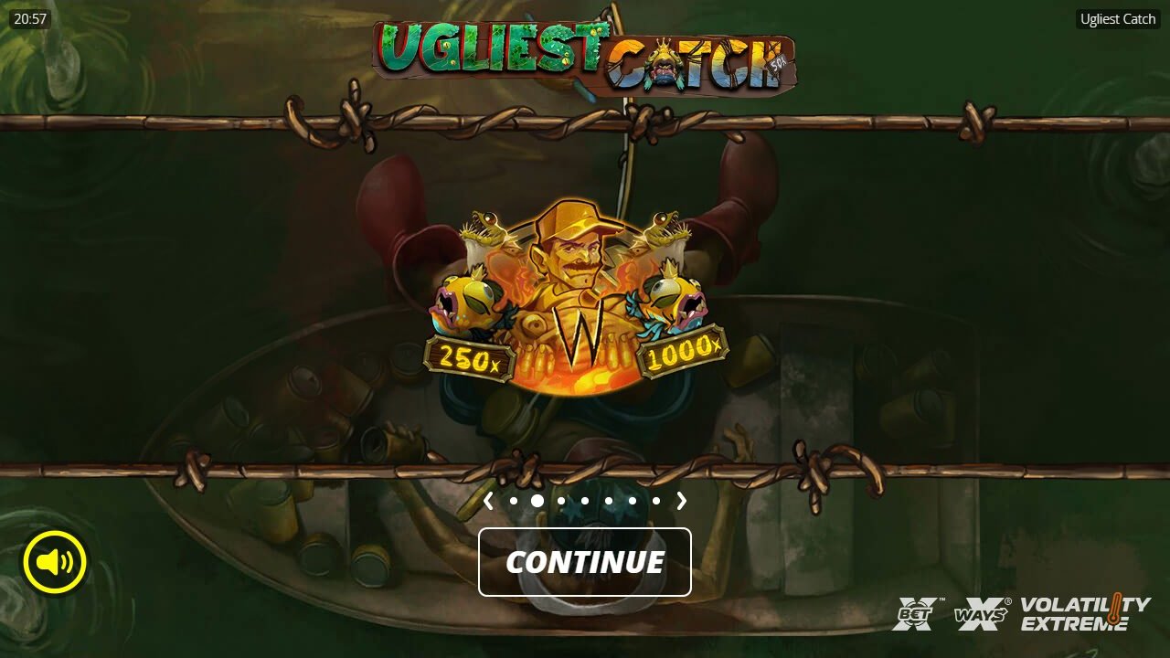 Ugliest Catch game lobby / feature intro