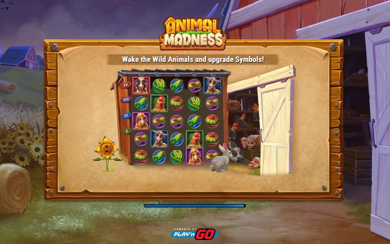 Animal Madness base game reels
